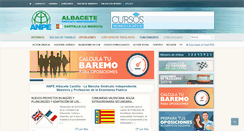 Desktop Screenshot of anpe-albacete.com